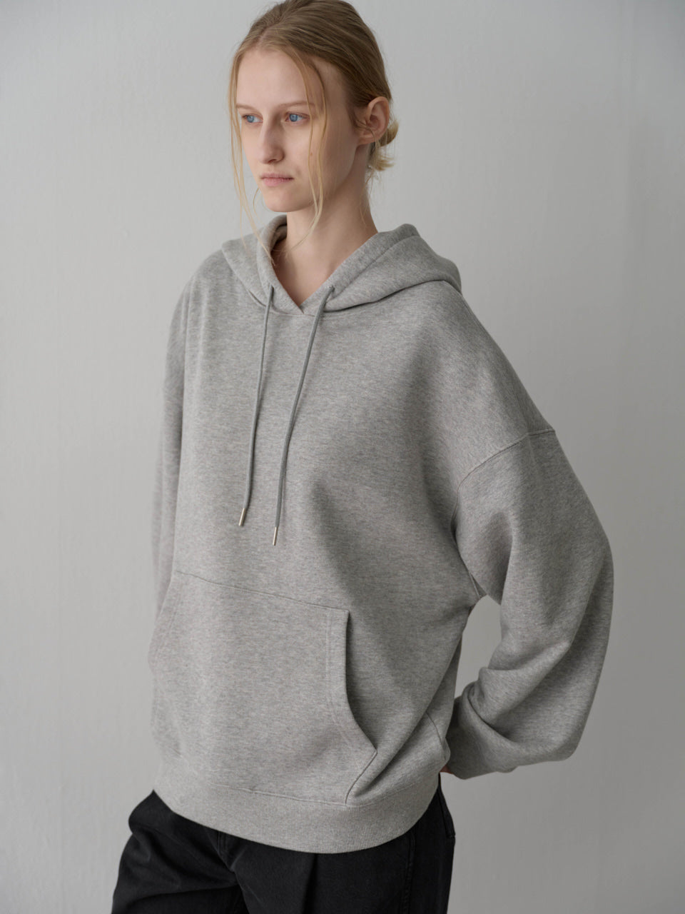 Oversized Fit Hooded T-shirt_2color