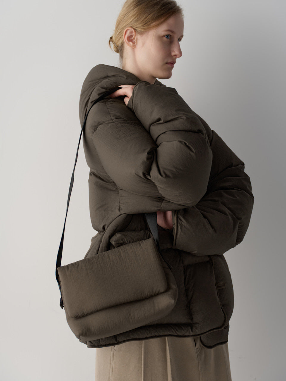 Padded Mini Bag_brown