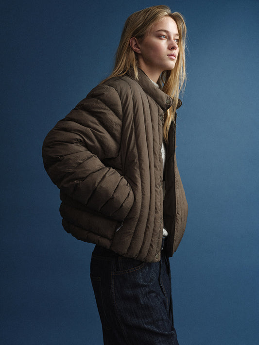 Vertical Light Padded_brown