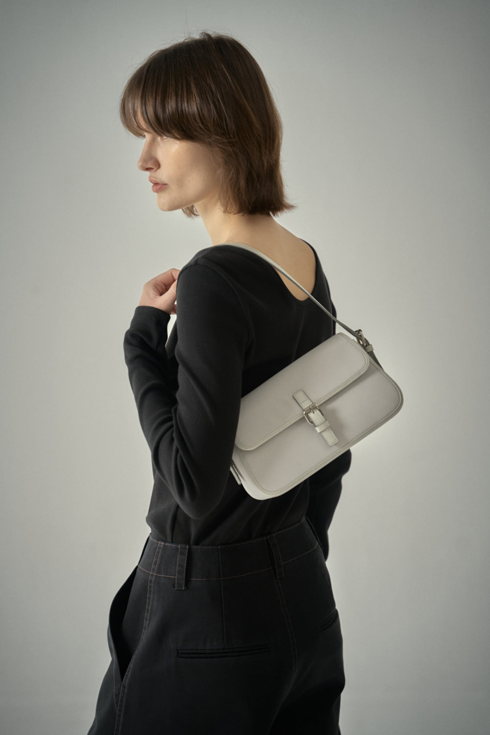 Small Marron Bag_fog
