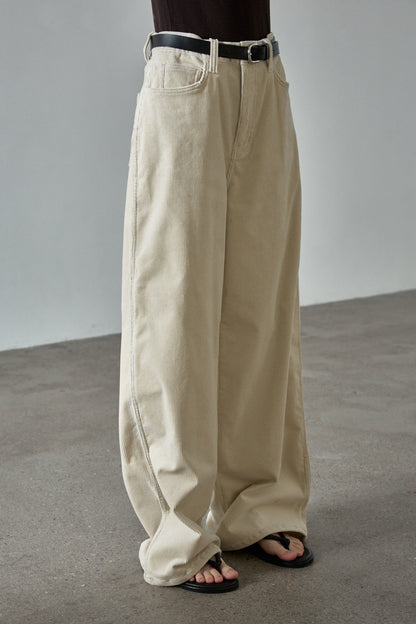 Classic Corduroy Pants_cream