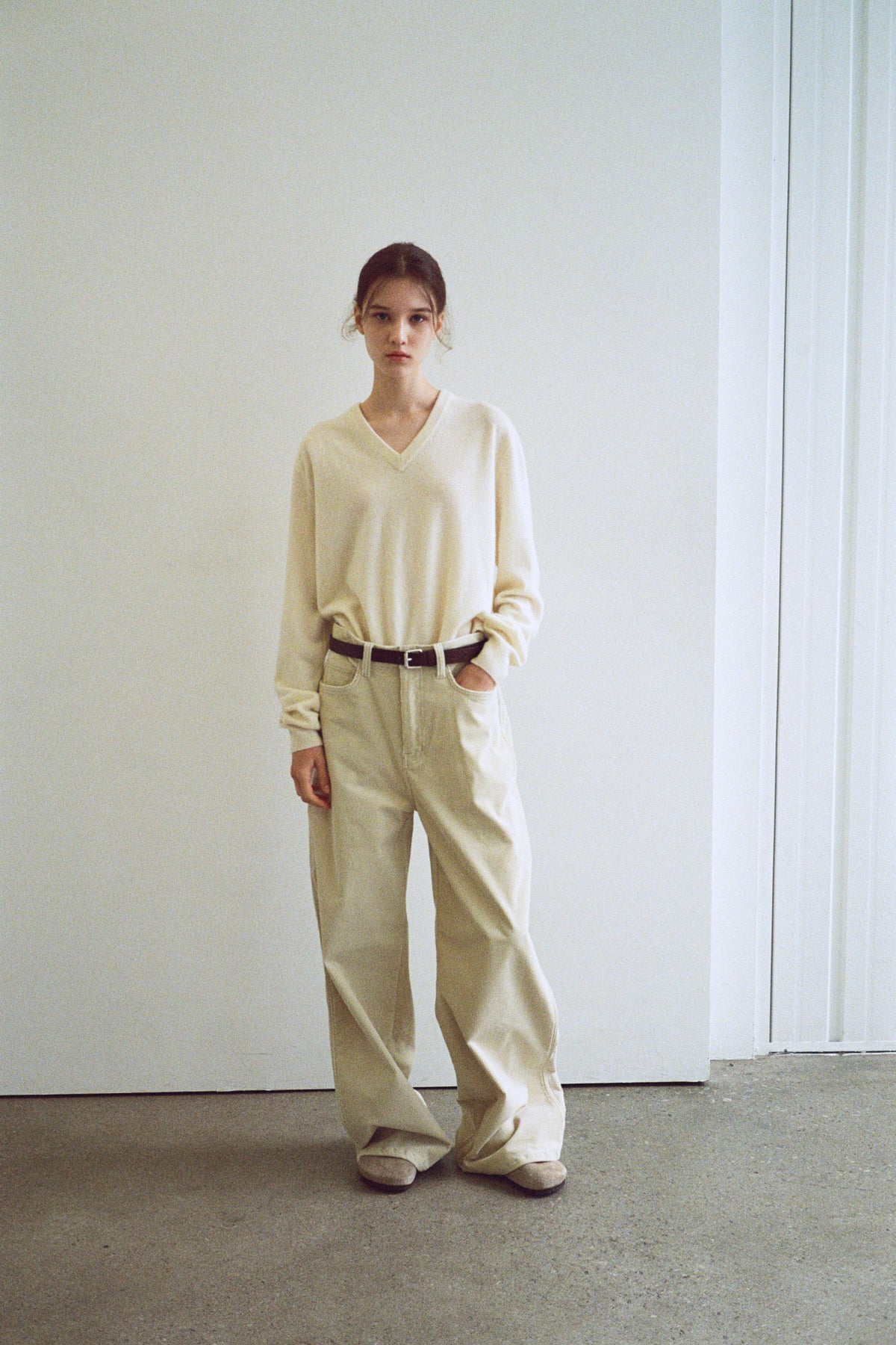 Classic Corduroy Pants_cream