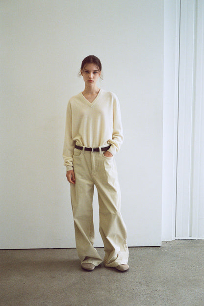Classic Corduroy Pants_cream