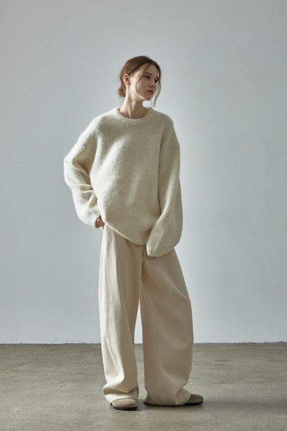 Relax Cotton Pants_cream
