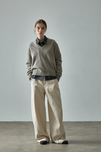 Relax Cotton Pants_cream