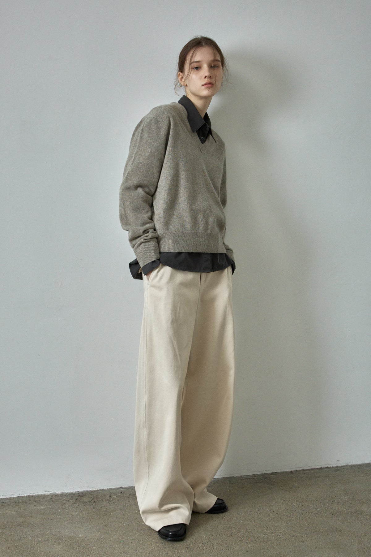 Relax Cotton Pants_cream