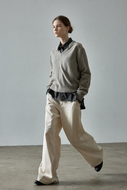 Relax Cotton Pants_cream