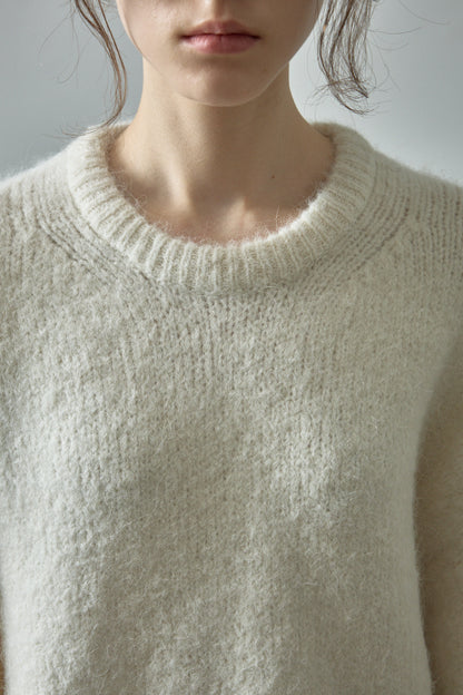 Alpaca Cloud Knit_ivory