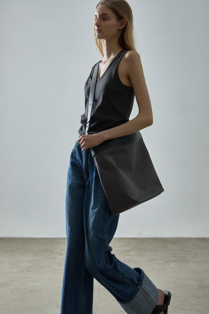 U-neck cotton sleeveless_5 colors
